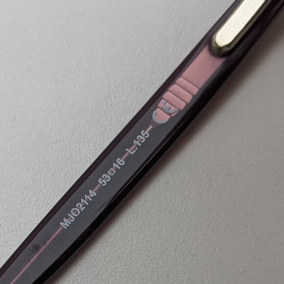 🕶️Made in Italy! Maui Jim MJO2114-59A Cat Eye Eyeglasses 53/16-135 / JLI721🕶️​ - Picture 6 of 8